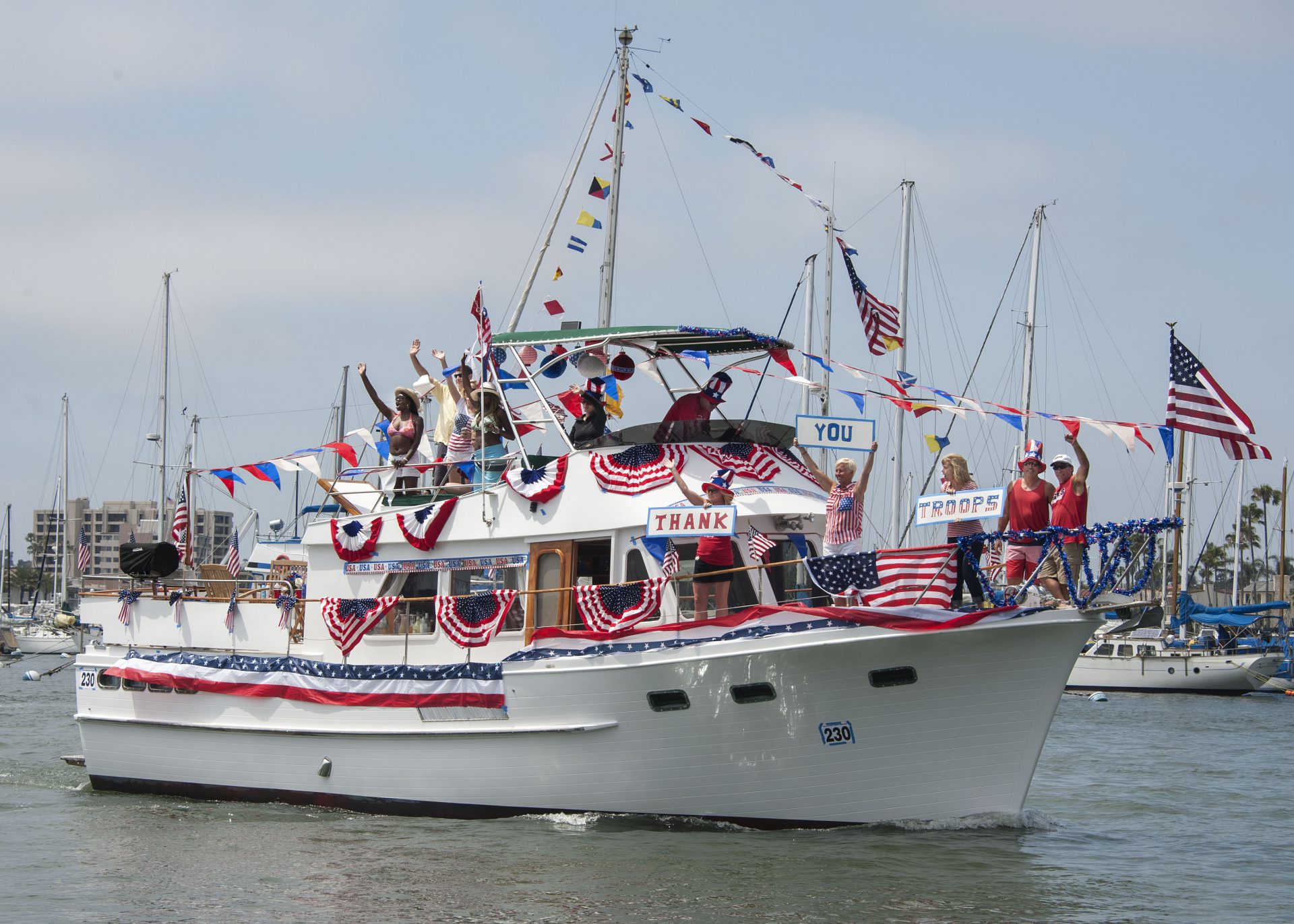 American Legion Yacht Club Presents Old Glory Boat Parade July 4