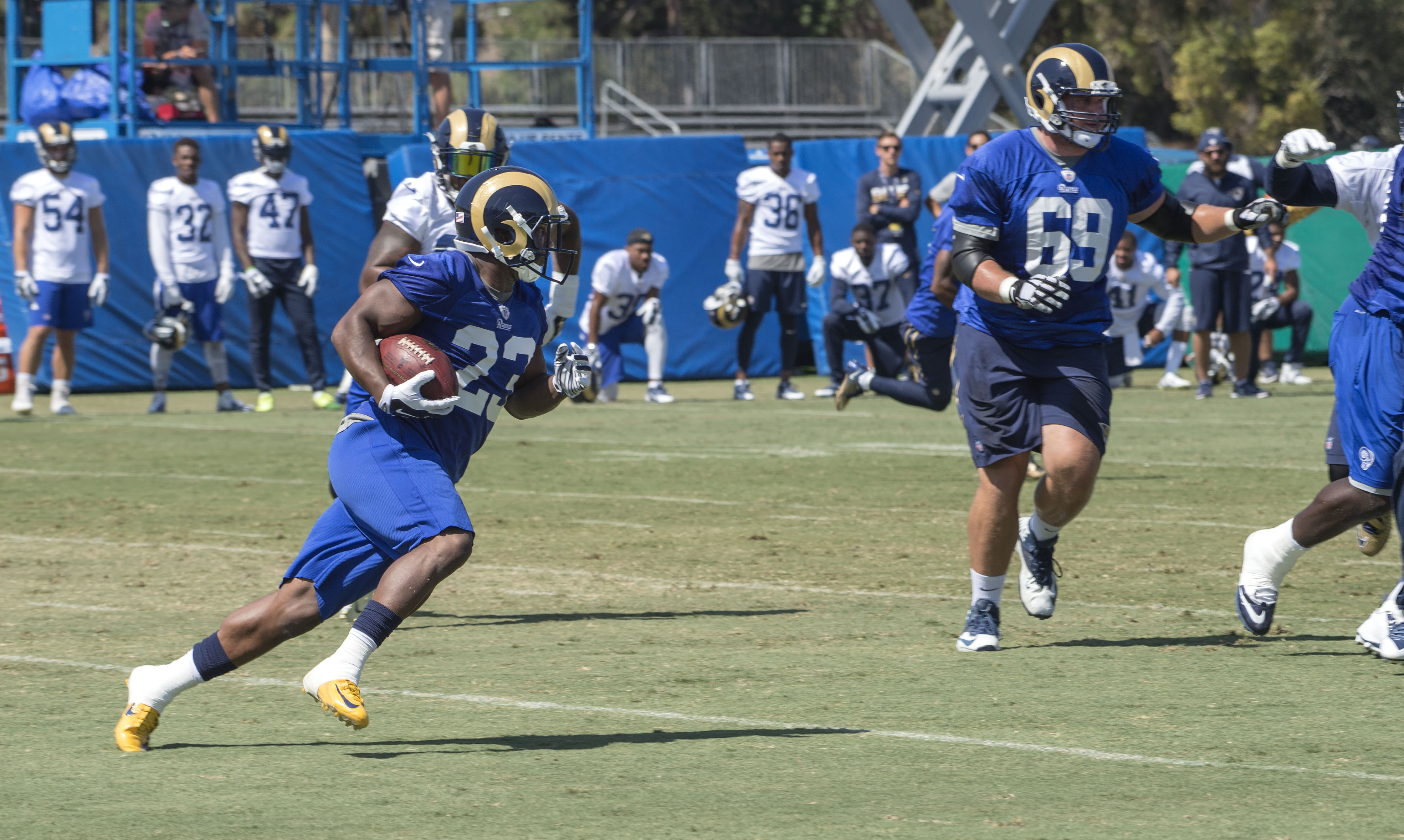 L.A. Rams practice at UCI - Newport Beach News