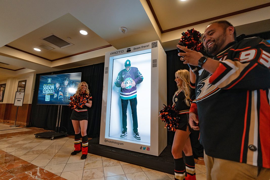 Anaheim Ducks Hockey Team Unveil 30th Anniversary Jersey For 2023-24 ...